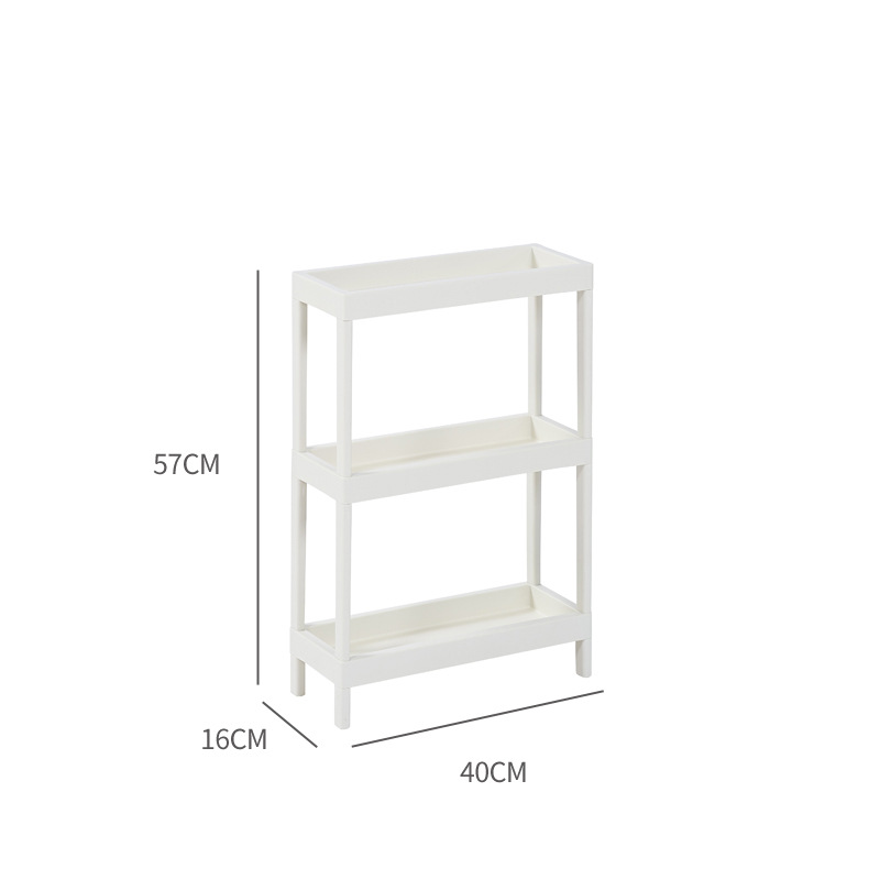 All-plastic kitchen bathroom study storage rack shelf for export to Europe, America, Japan, Southeast Asia, and the Middle East