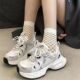 Lightweight Sports Running Shoes Women's 2023 Spring New Mesh Campus Style Forrest Gump Shoes All-match Casual Trendy Shoes