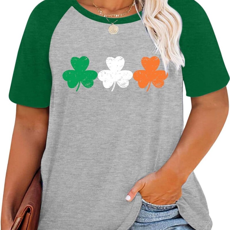 Ladies' St. Patrick's Day Shirt Lucky Irish Festival T-Shirt Paddy& # 39;S Day