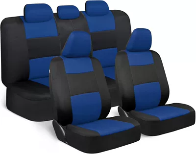 Export, Suitable for All – Seat cushion, seat cover - blue-2-piece-set-single-seat