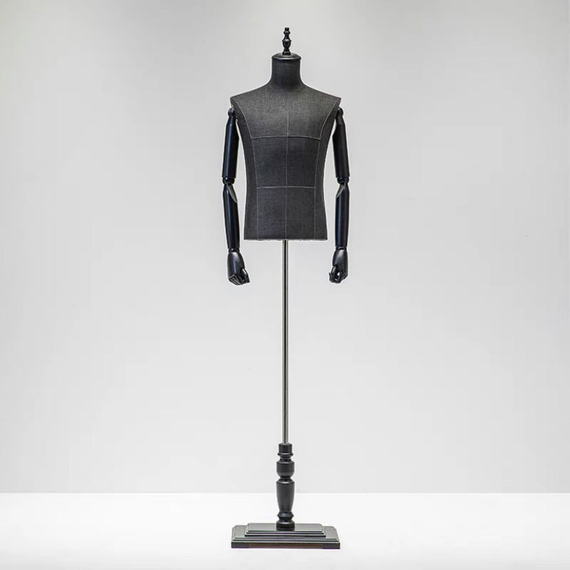 Maniquí Masculino de Busto de Polietileno para Tienda de Ropa