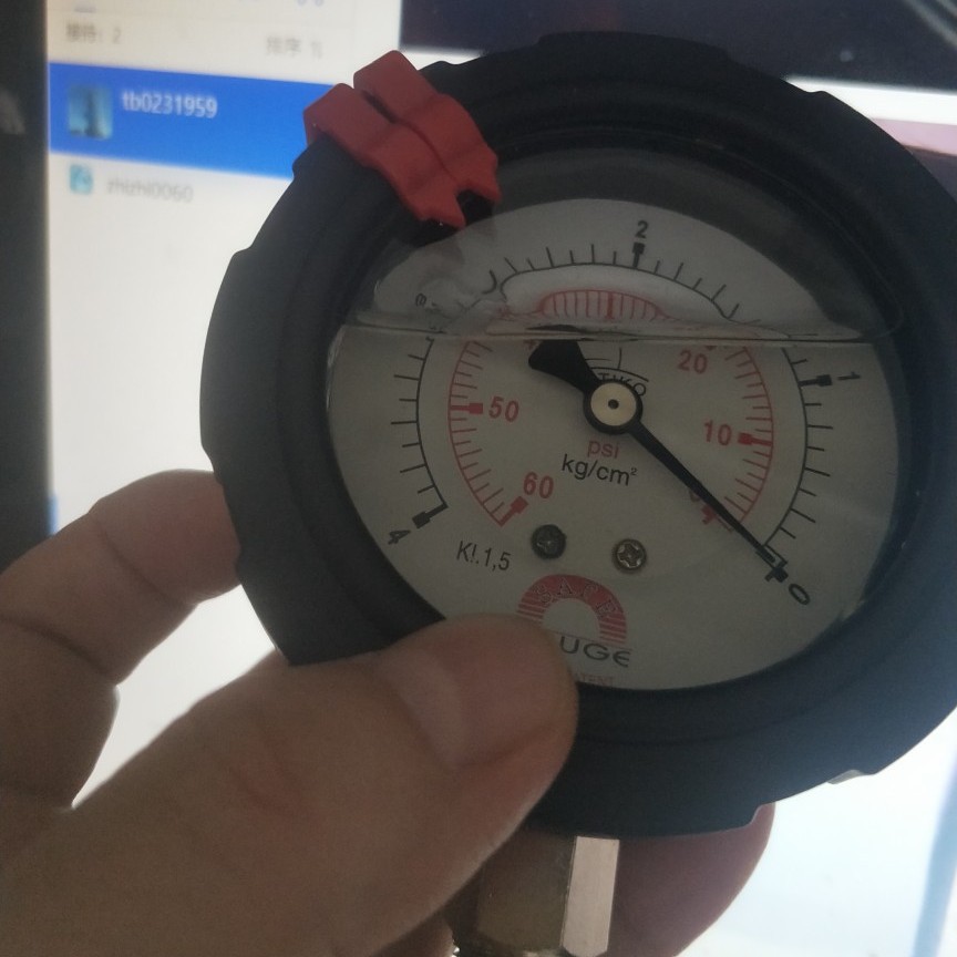 双面压力计台湾华记SAFE外牙隔膜PP压力表量大议价