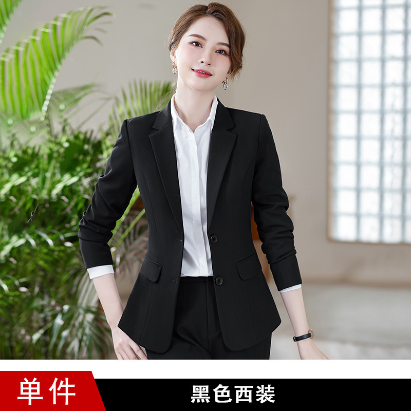 職業スーツセット女性正装2024気質女神范売物部4s店販売ホテルフロント作業服|undefined