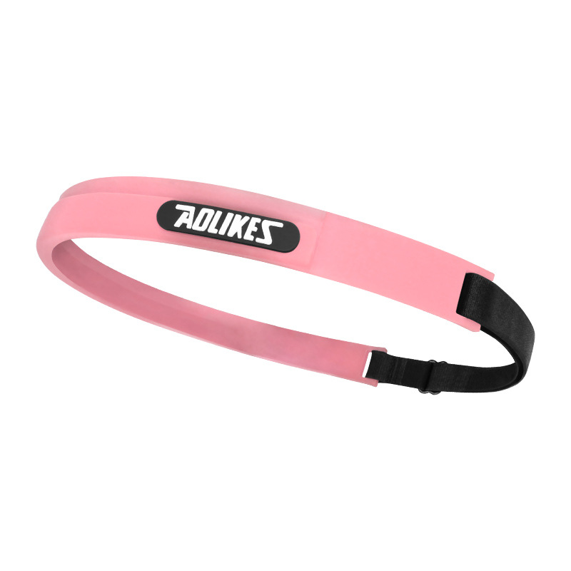 Aolkes actualizado deportes fitness sudor guía diadema correr baloncesto fútbol deportes transpiración antitranspirante banda para el cabello image 11