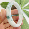 Emerald pit Ice waxy kind refreshing Green flower Bracelet Jade article Manufactor wholesale certificate