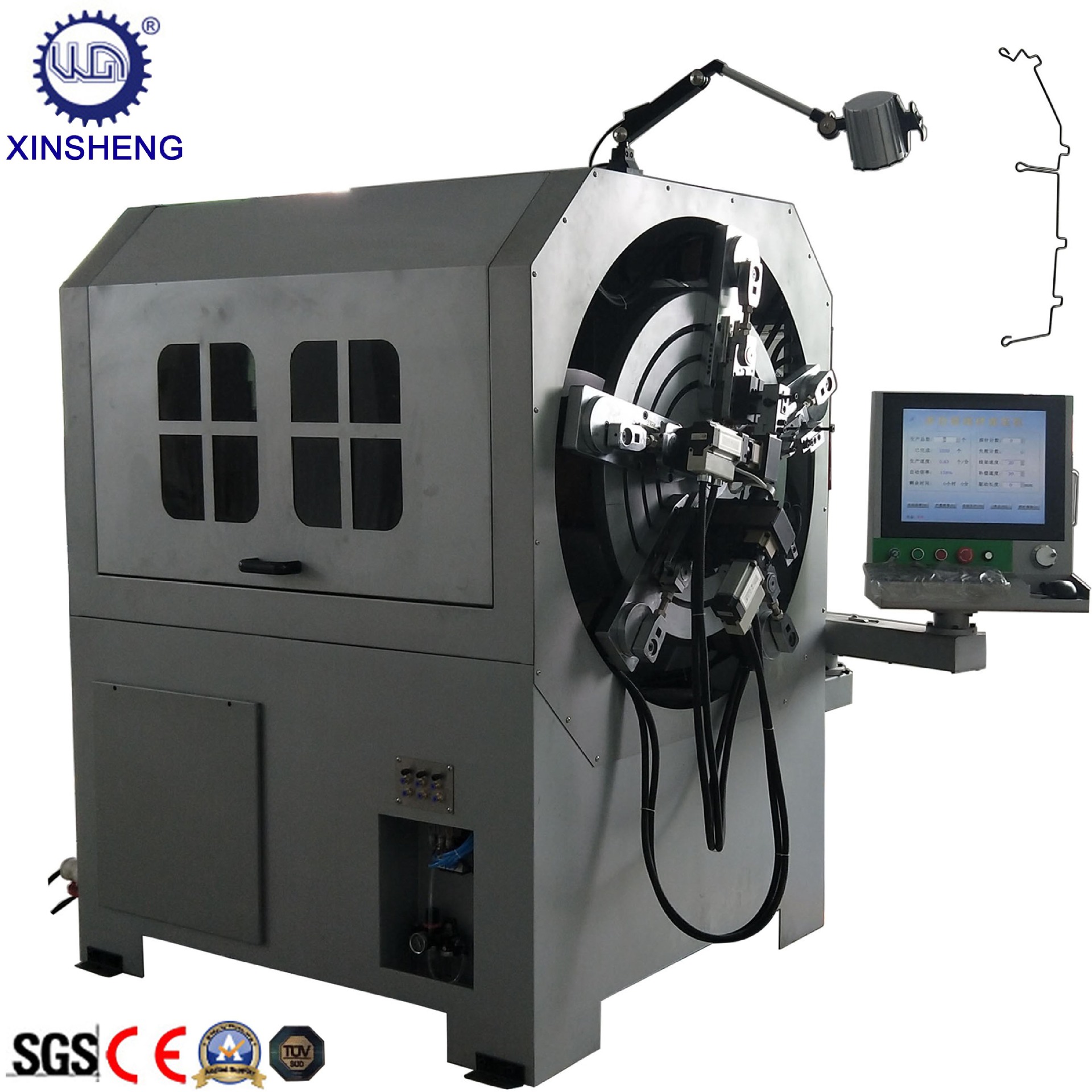 卡簧支架成型机 CNC转线折弯机 电机支架折弯机 3D数控弯线机