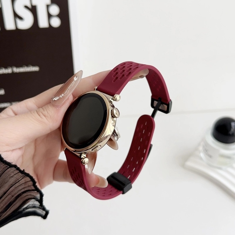 Huawei GT5 ウォッチ GT4 ストラップ通気性シリコン磁気バックル watch4/3pro パーソナライズされた 18 ミリメートルスポーツに適しています|undefined