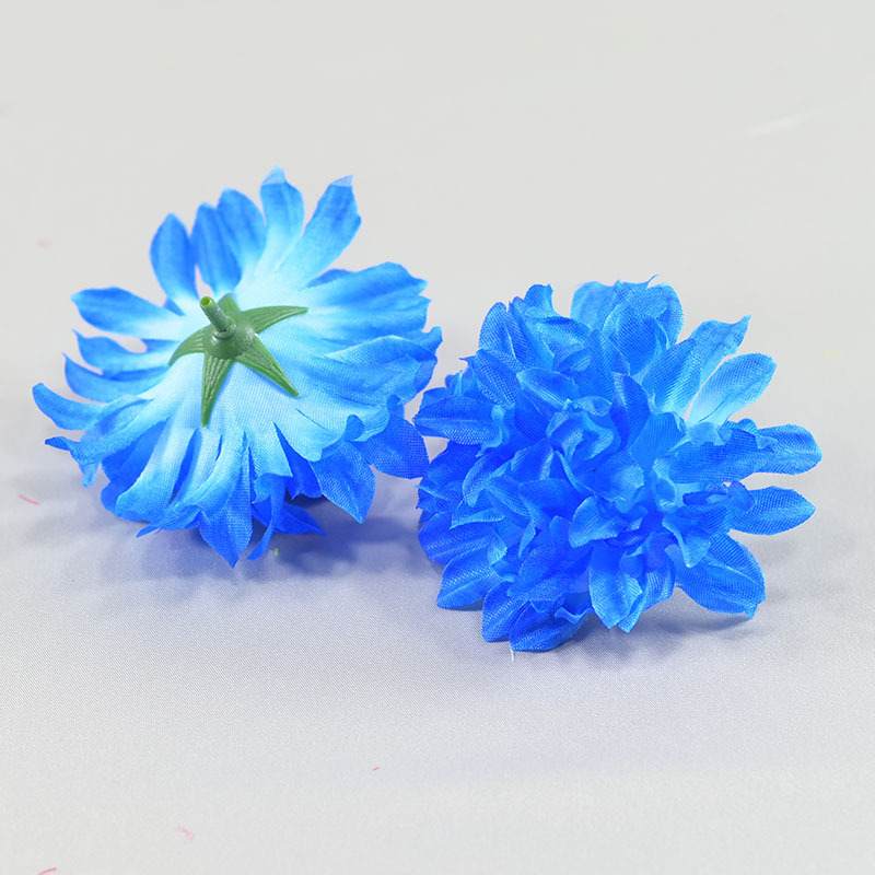 Simulación de crisantemo de 4 capas flores artificiales flores de seda disparo props artísticos colocación de flores crisantemo cabeza de flores