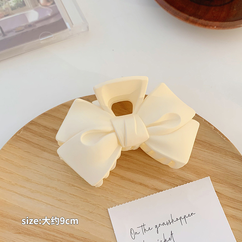 Horquilla de temperamento elegante francés, pinza de tiburón de acrílico para mujer, pinza de agarre grande, accesorios para el cabello, horquilla de sensación de alta calidad al por mayor