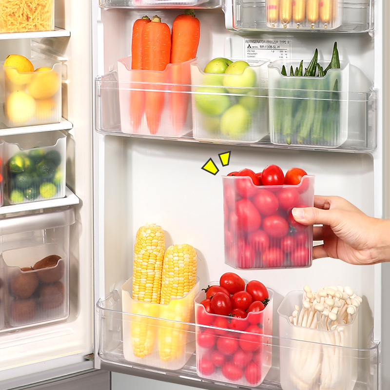 Refrigerator side door storage box kitchen organizing artifact egg side inside artifact storage inner shelf storage box