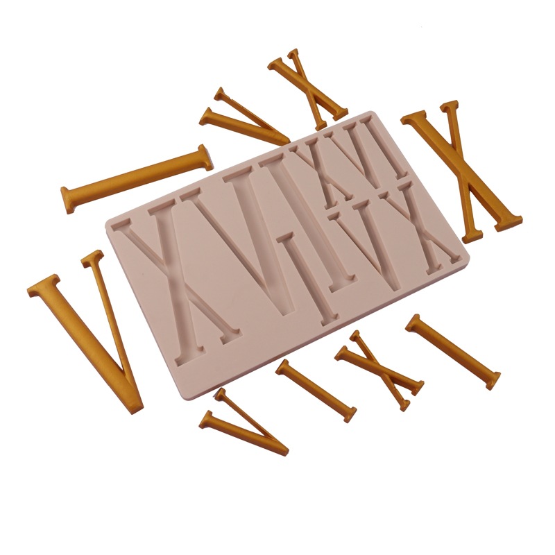 Silicona herramientas para hornear mayúscula fondant chocolate decoración de la torta del molde de silicona molde epoxi