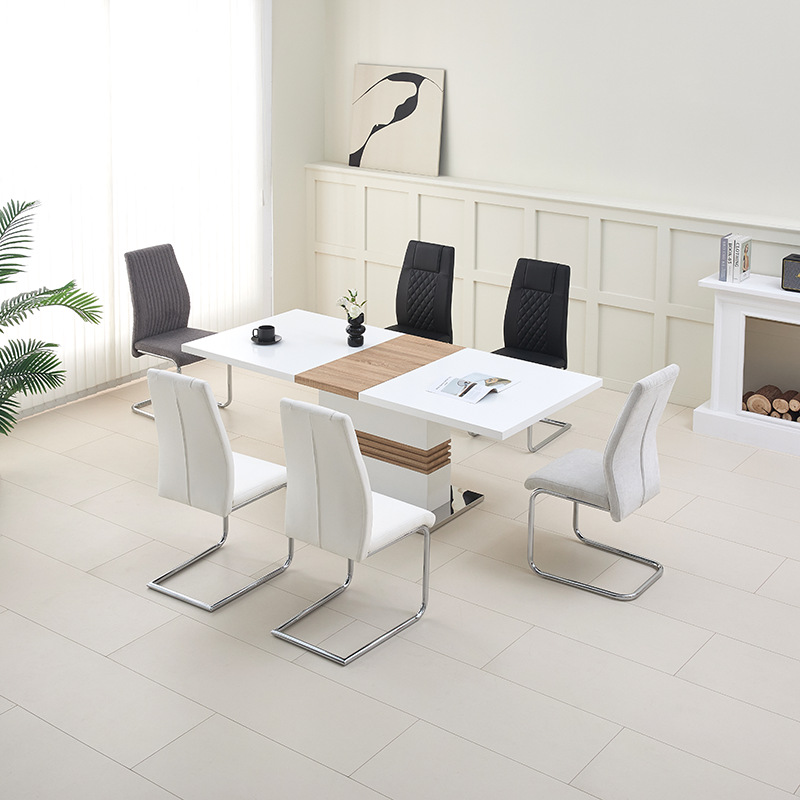 Mesa de comedor de Wal-Mart plegable de lujo ligero de alta calidad MDF mesa de comedor plegable