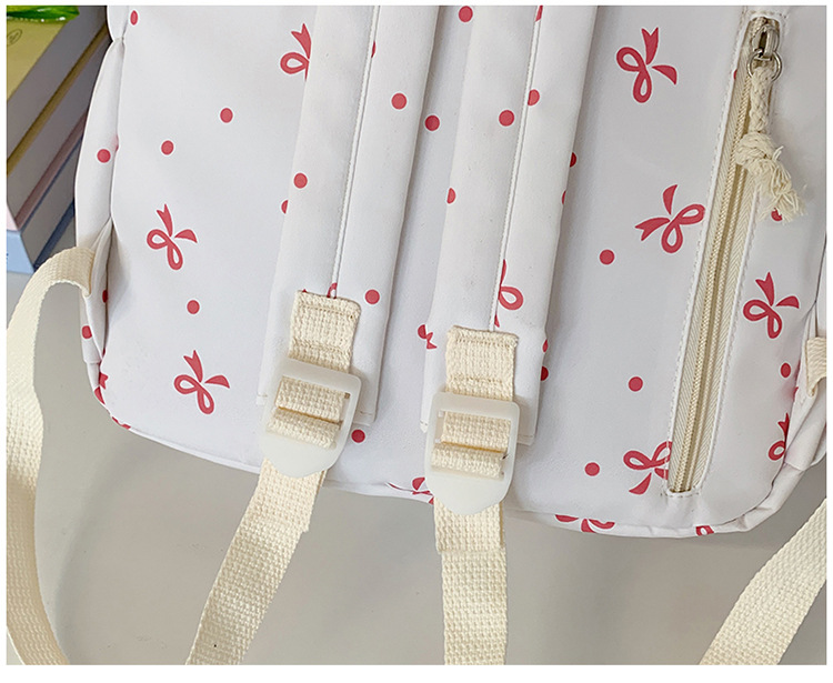 Japanese-style minimalist casual large-capacity backpack for middle and high school students, lightweight and trendy school daypack for girls