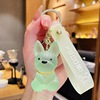 Cartoon crystal, brand bag, doll for beloved, fashionable keychain