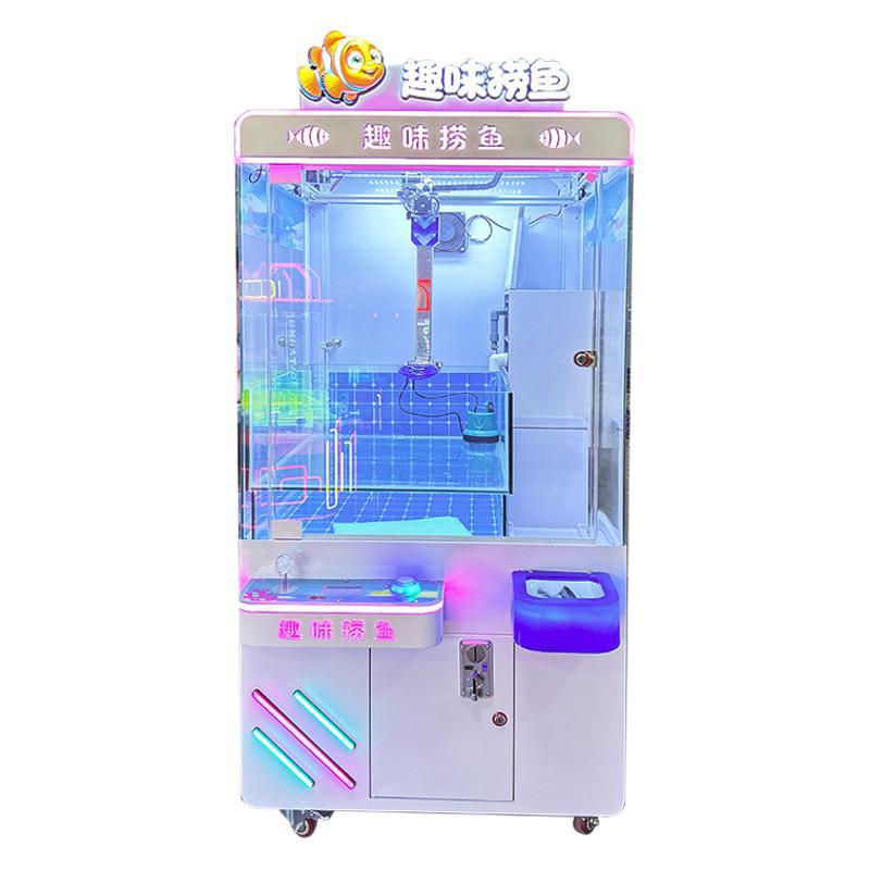 Máquina comercial de pesca de peces, muñeca, piscina de peces dorados, popularidad en línea, máquina de juegos de autoservicio desatendida, centro comercial lanzado pequeño videojuego