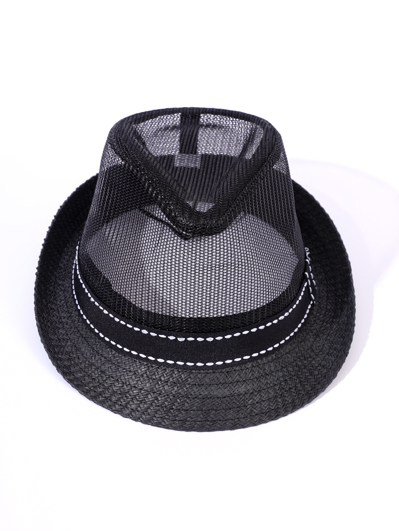 Primavera y verano de los hombres sombrero de malla hueca al aire libre ocio Bowler sombrero femenino Jazz sombrero viaje playa sombrero sol sombrero hembra