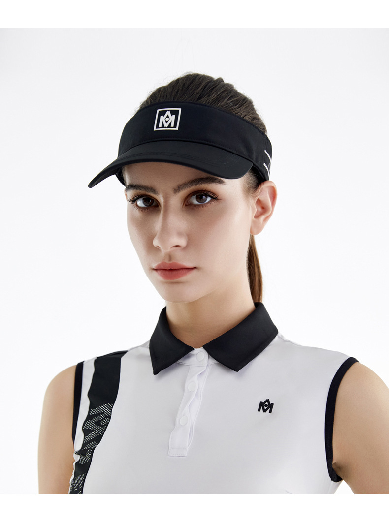 Mũ golf nữ không đầu Moeyes Magic Eye phối màu tương phản, dây hút mồ hôi chống nắng — M23MZ003-Đen Trắng, M23MZ003-Trắng Đen, M23MZ004-màu trắng, M23MZ005-màu trắng chi tiết 49