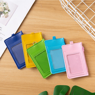 Manufacturer Customized Student Bus Id Card Holder Zipper-Type Open Portable Card Holder for Cards, Access Control, and Id Cards
