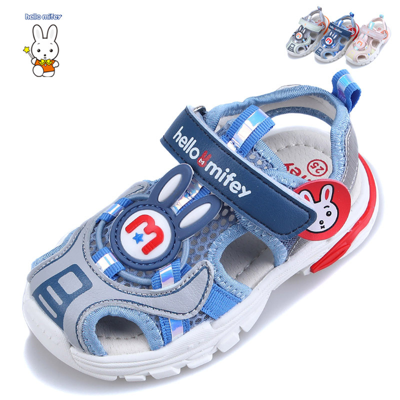 Little rabbit, Phil 2021 A summer Children's shoes children Ultralight Baotou Sandals leisure time Mesh cloth Functional shoes baby Beach shoes