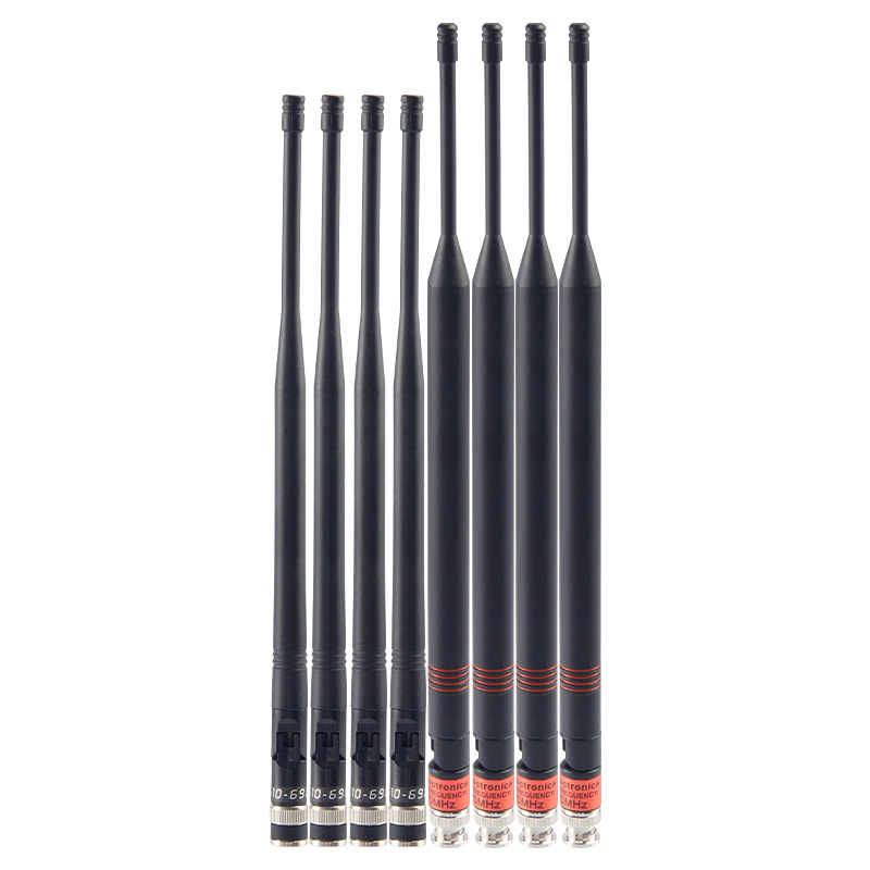 Antena receptora de micrófono inalámbrico BNC TNC plegable general micrófono antena de alta ganancia