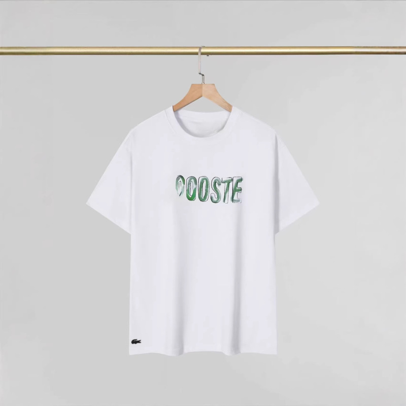 Cross-Border Foreign Trade European Size Loose Men's Round Neck Short-Sleeve T-Shirt, Trendy Brand Print, Casual and Stylish Cotton T-Shirt
