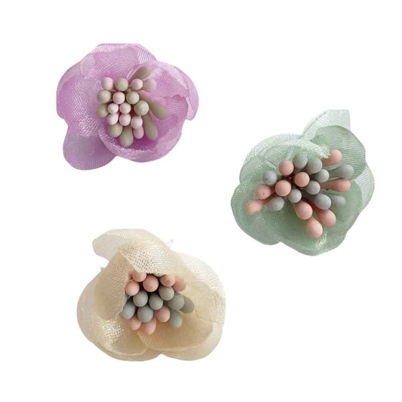 手工DIY欧根纱立体小花苞服装辅料配件婚纱裙子头饰鞋花配件
