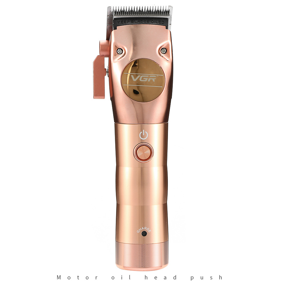 Cortapelo eléctrico profesional de metal recargable para afeitar_voghion.com