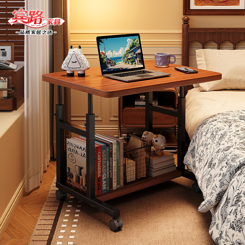 Bedside Table for Small Apartments, Home Use, Bedroom Sofa Side Table, Student Dormitory Desk, Movable Adjustable Height Lazy Computer Desk Bedside Table for Small Apartments, Home Use, Bedroom Sofa Side Table, Student Dormitory Desk, Movable Adjustable Height Lazy Computer Desk