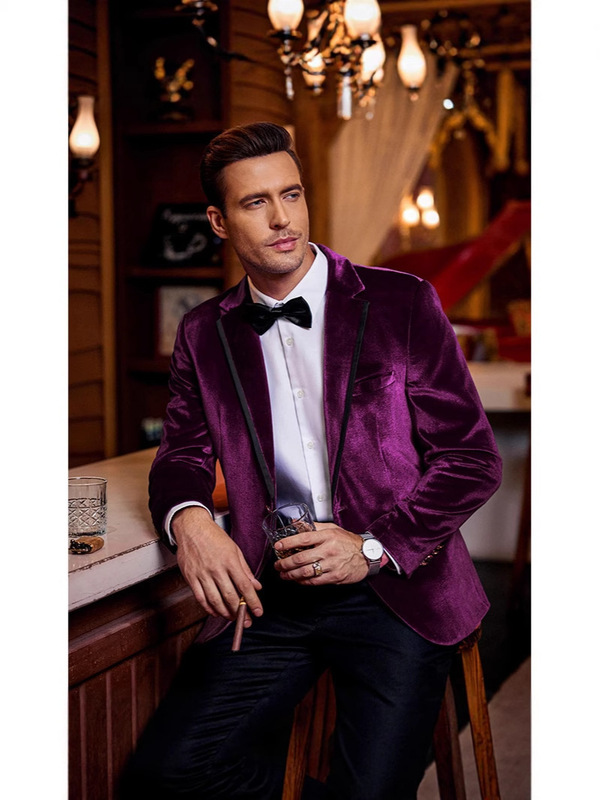 Aliexpress Cross-Border Men's Casual Velvet Blazer Men's Wedding Host Suit Thin Suit Jacket for Men Aliexpress Cross-Border Men's Casual Velvet Blazer Men's Wedding Host Suit Thin Suit Jacket for Men