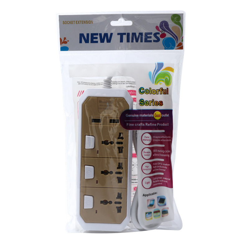 253 # 5metro un conector un interruptor enchufe de comercio exterior LOGO placa de conexión