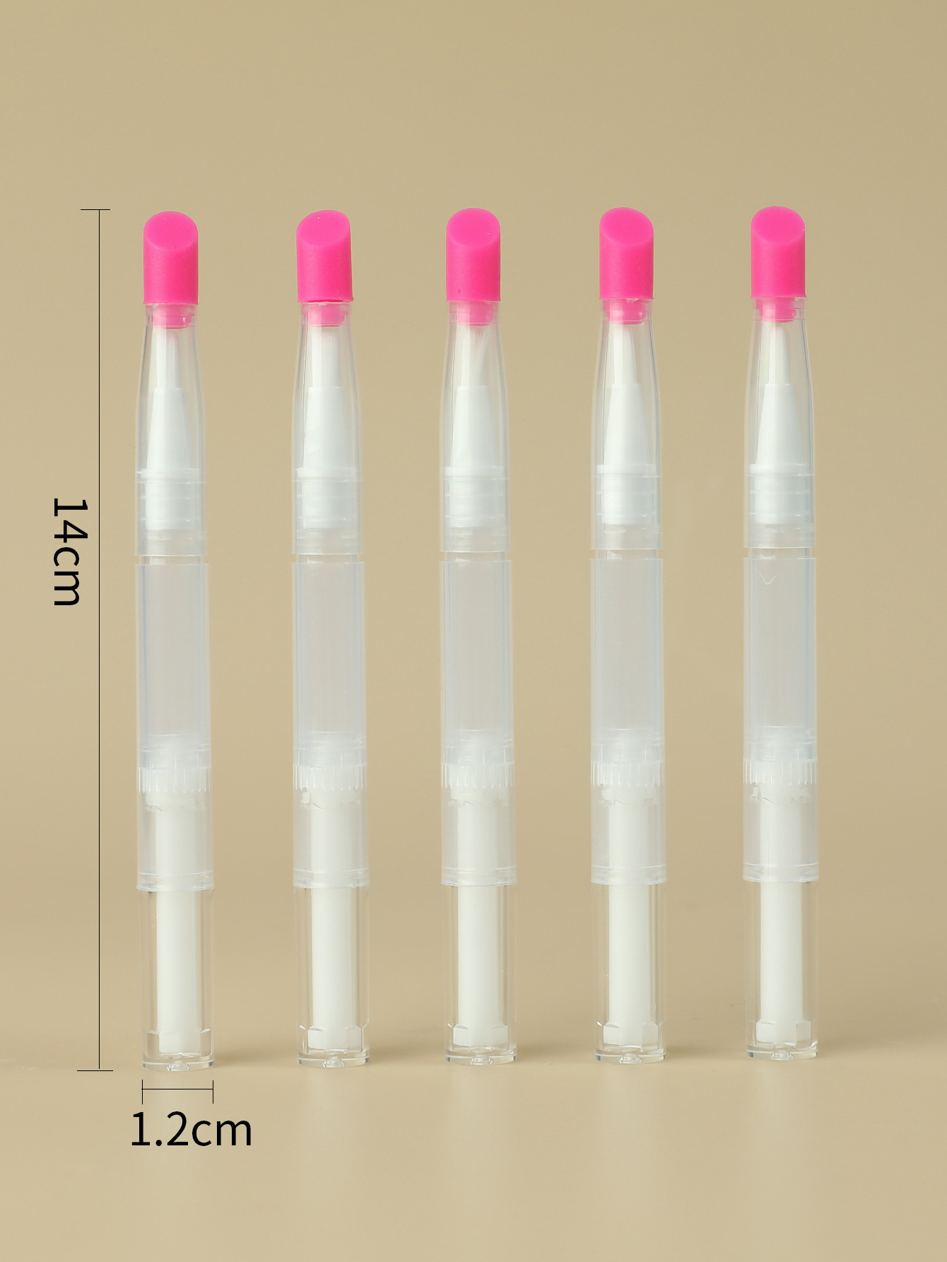 2.5ml4.5ml Rotary vacío pluma base líquida subpackaging pluma portátil esmalte de uñas botella vacía pluma maquillaje botella de viaje