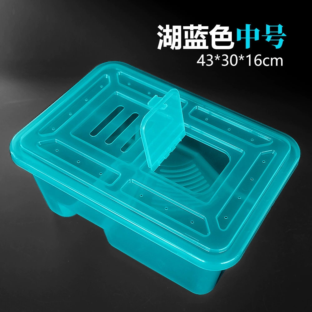 Номо-Мидл-озеро с крышкой Голубой резервуар черепахи с скалолазом