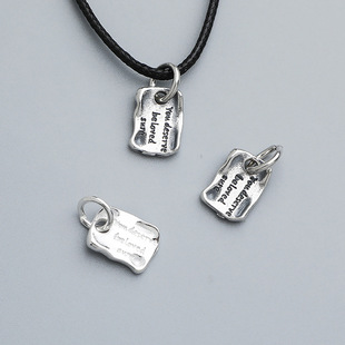 S925���y�͹�̩�yӢ����ĸ����DIY��������朷��ƕr���Ʒ���