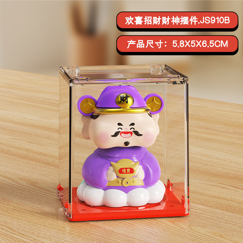 2 pulgadas energía solar mini gatos de fortuna mini mini mini oficina de escritorio suministros de automóviles decoración