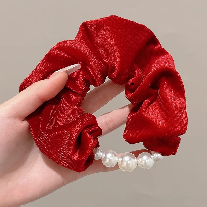 Estilo pastoral francés, diadema de intestino grueso, accesorios para el cabello dulce de alta calidad para mujer, cuerda para la cabeza, nueva cuerda para el cabello de todo fósforo, banda elástica alta