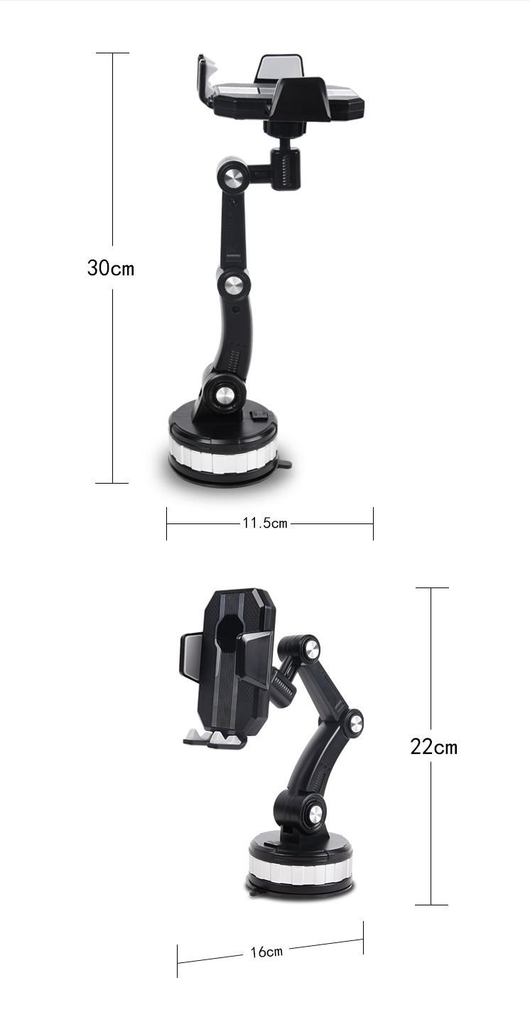 工厂直供新款车载支架车内吸盘式支架汽车大货车支架车载手机支架详情5