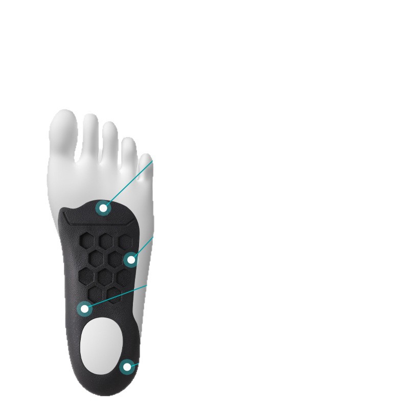 Una generación de plantillas de corrección de pie plano para hombres y mujeres, piernas en forma de XO, artefactos de corrección de ocho caracteres internos y externos, almohadillas para el arco, ortesis