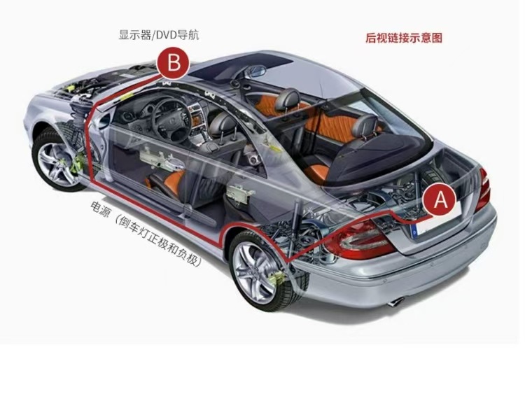 Car display truck harvester AHD reversing image HD truck driving recorder touch voice control
