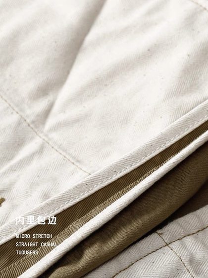 Vintage vintage Casual Pants Cotton Japanese Style Vintage Harajuku Spring and Autumn Tooling Loose Pendant Straight Pants for Men
