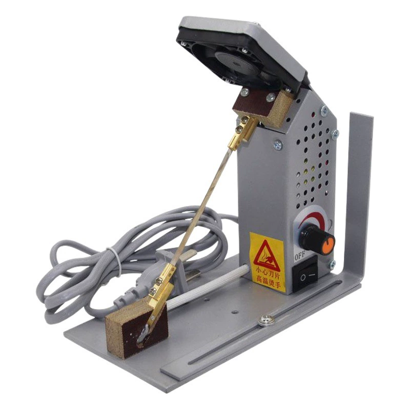 Контроль температуры горячая резка Электрический нагревательный станок для резки расплава нейлоновая атласная лента для резки эластичной ленты торговая марка машина для резки ленты