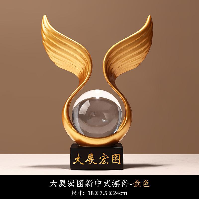 Bei Hanmei's Grand Plan Wine Cabinet Decoration Ornaments Living Room Home T V Cabinet Office Moving To Home Gift