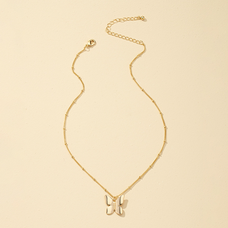 Fashion Simple Butterfly Pendant Necklace display picture 7