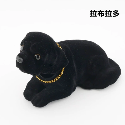 head dog car ornaments simulation: Car ornaments - labrador