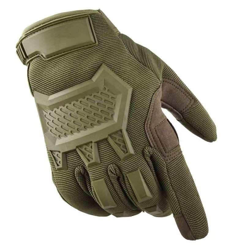 Guantes de dedo completo tácticos transfronterizos pantalla táctil entrenamiento combate antideslizante ciclismo hombres guantes de Deportes de protección al aire libre dedo largo