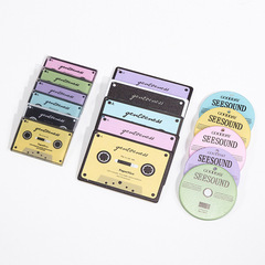アクリルレトロテープレコード音楽ストラップDIYキーホルダー携帯チェーンネックレスアクセサリー卸売り