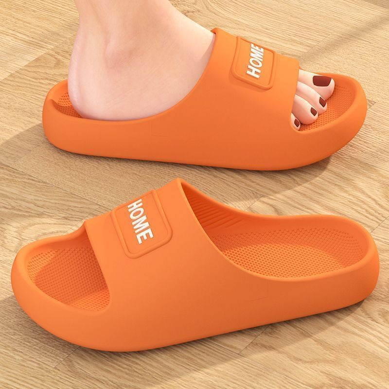 Verano exterior nuevo tipo explosivo ins zapatillas de fondo grueso de moda para damas anti-deslizante anti-odor interior sandalias