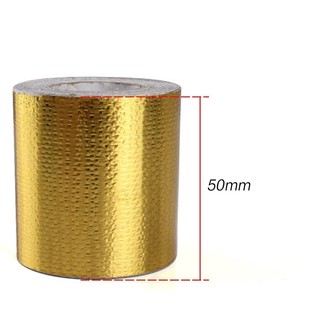 Car exhaust pipe modification high temperature resistant aluminum foil fiber cloth industrial aluminum foil tape tin foil car modification accessories