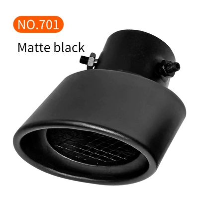 muffler tail throat, Car muffler - matte-black