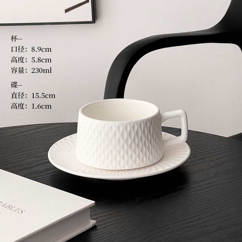 Taza de café de piedra retro taza de cerámica simple de alta calidad taza de café