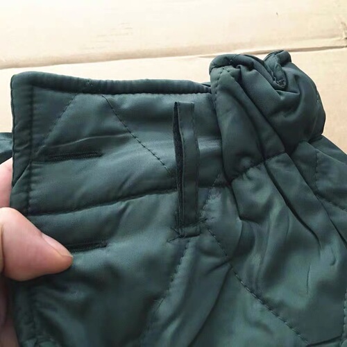 Wholesale cotton clothing, winter green cotton coat and pants set, cold storage work warm cotton clothing.